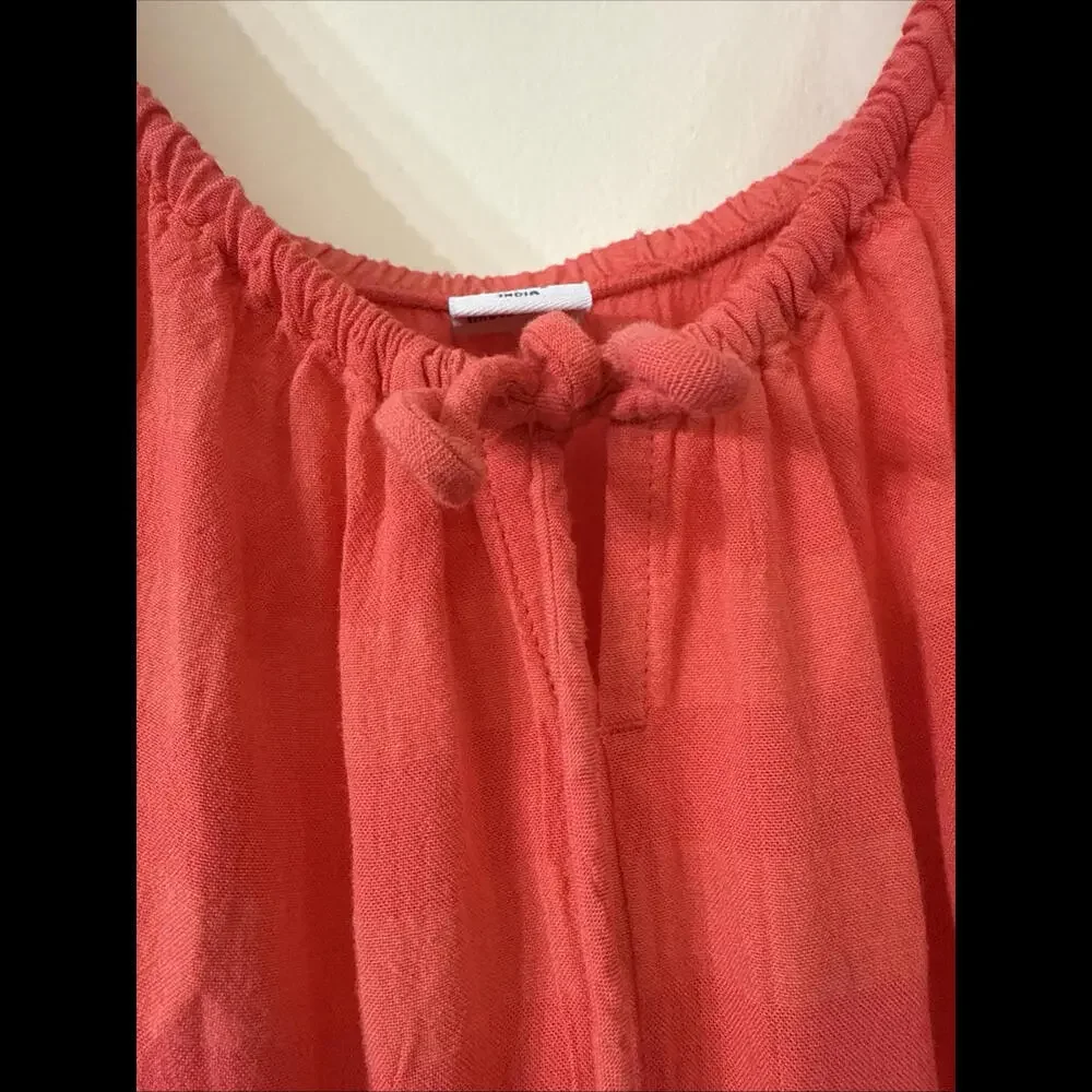 Old Navy Spaghetti Strap Maxi Sundress Pockets Adjustable Straps Sz S Co… - Picture 6 of 8